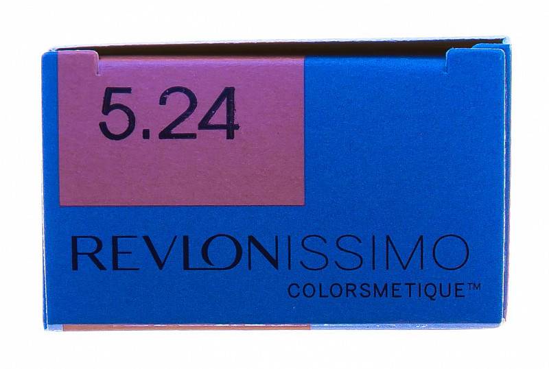 картинка 5.24 Перманентный краситель Revlonissimo Colorsmetique Светло-Коричневый Переливающийся Медный, 60 мл