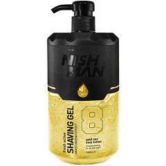 Гель для бритья Shaving Gel Gold One N8, 1000 мл