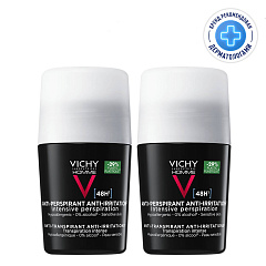 Набор Мужской Дезодорант для чувствительной кожи 48 ч, 50 мл х 2 шт