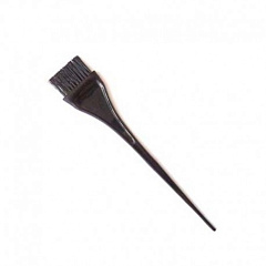 Кисть для окрашивания, черная с черной волнистой щетиной, узкая, 40 мм