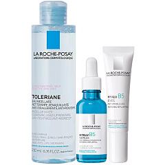 Набор Корректирующий антивозрастной уход: сыворотка 30 мл + уход для контура глаз 15 мл + мицеллярная вода 200 мл