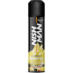 Цветной спрей для волос Hair Coloring Mech Spray Yellow, жёлтый, 150 мл