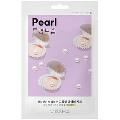 Тканевая маска с экстрактом жемчуга, придающая сияние тусклой коже для лица , 19 гр