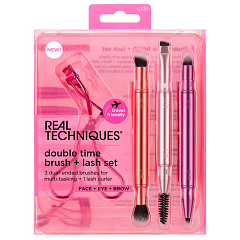 Набор двусторонних кистей для макияжа Double Time Retractable Brush Set