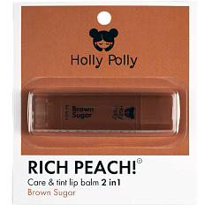 Оттеночный бальзам для губ Rich Peach! Brown Sugar коричнево-персиковый, 4,9 гр