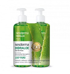 ПРОМОНАБОР SESDERMA HIDRALOE Aloe gel  2 x 250мл