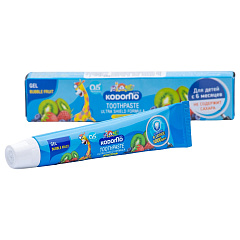 Зубная паста-гель с ароматом мультифрукта для детей с 6 месяцев, 40 гр